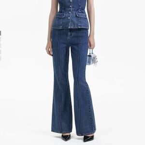 Self Portrait Blue Denim Jeans